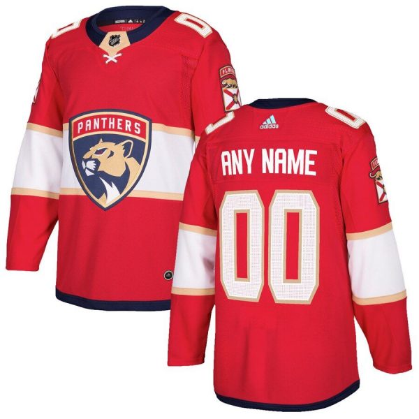 Florida Panthers Custom Jersey Red