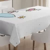 Flower Pot With Blossoms 3D Printed Tablecloth Table Decor Home Decor