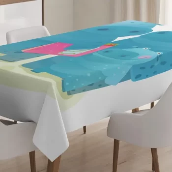 Graphic Happy Family 3D Printed Tablecloth Table Decor Home Decor