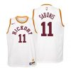 Indiana Pacers 2019-20 Domantas Sabonis #11 Hardwood Classics White Jersey - Youth