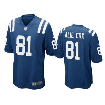Indianapolis Colts #81 Royal Men Mo Alie-Cox Game Jersey