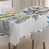 Ink Sketch Style Cat 3D Printed Tablecloth Table Decor Home Decor