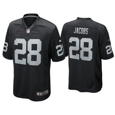 Josh Jacobs Las Vegas Raiders Black Game Jersey