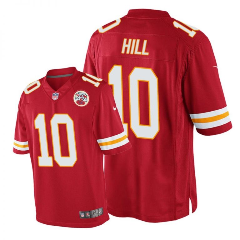 Kansas City Chiefs #10 Red Men Tyreek Hill Game Jersey – Choose Your ...