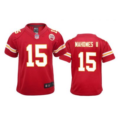 Kansas City Chiefs #15 Red Patrick Mahomes II Game Jersey - Youth