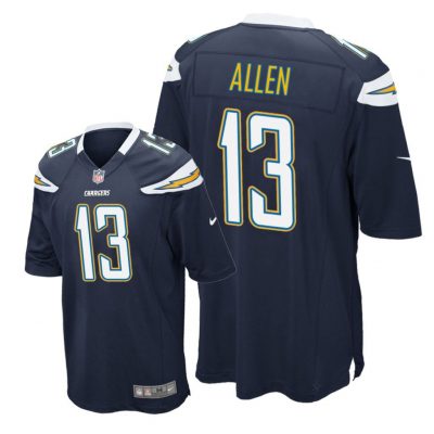 Los Angeles Chargers #13 Navy Men Keenan Allen Game Jersey