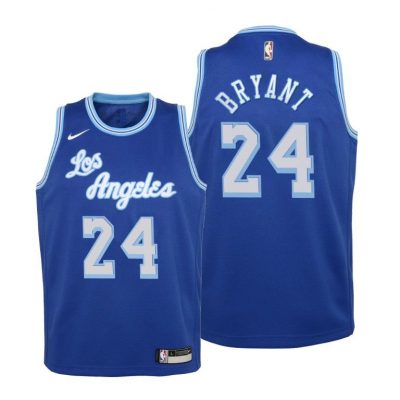 Los Angeles Lakers Kobe Bryant Youth 2020-21 Classic Edition Blue Jersey