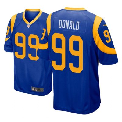 Los Angeles Rams #99 Royal Men Aaron Donald Game Jersey