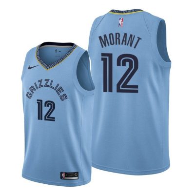 Men 2019 Draft Memphis Grizzlies Ja Morant Men 2019-20 Statement Jersey
