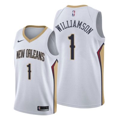 Men 2019 Draft New Orleans Pelicans Zion Williamson Men 2019-20 Association Jersey