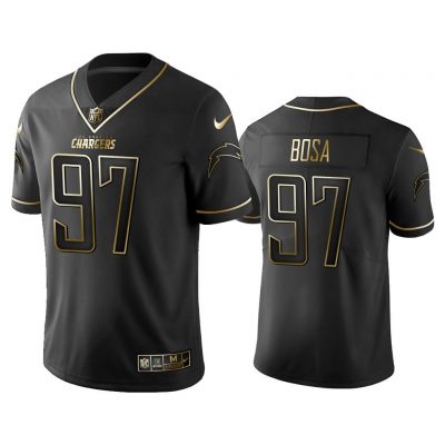 Men 2019 Golden Edition Vapor Limited Chargers Joey Bosa Black Jersey