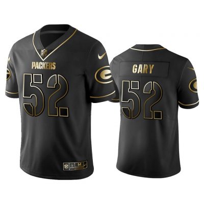 Men 2019 Golden Edition Vapor Limited Packers Rashan Gary Black Jersey