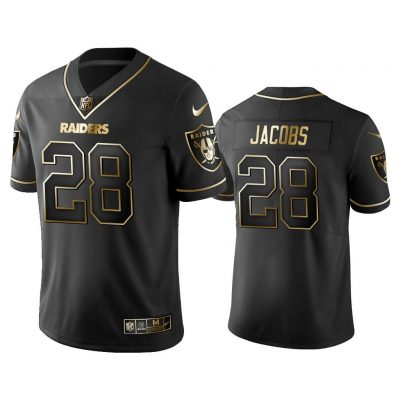 Men 2019 Golden Edition Vapor Limited Raiders Josh Jacobs Black Jersey