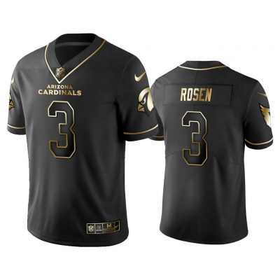 Men 2019 Golden Edition Vapor Untouchable Limited Arizona Cardinals #3 Josh Rosen Black Jersey