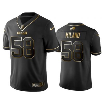 Men 2019 Golden Edition Vapor Untouchable Limited Buffalo Bills #58 Matt Milano Black Jersey