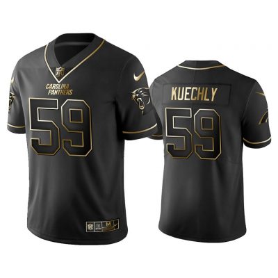 Men 2019 Golden Edition Vapor Untouchable Limited Carolina Panthers #59 Luke Kuechly Black Jersey