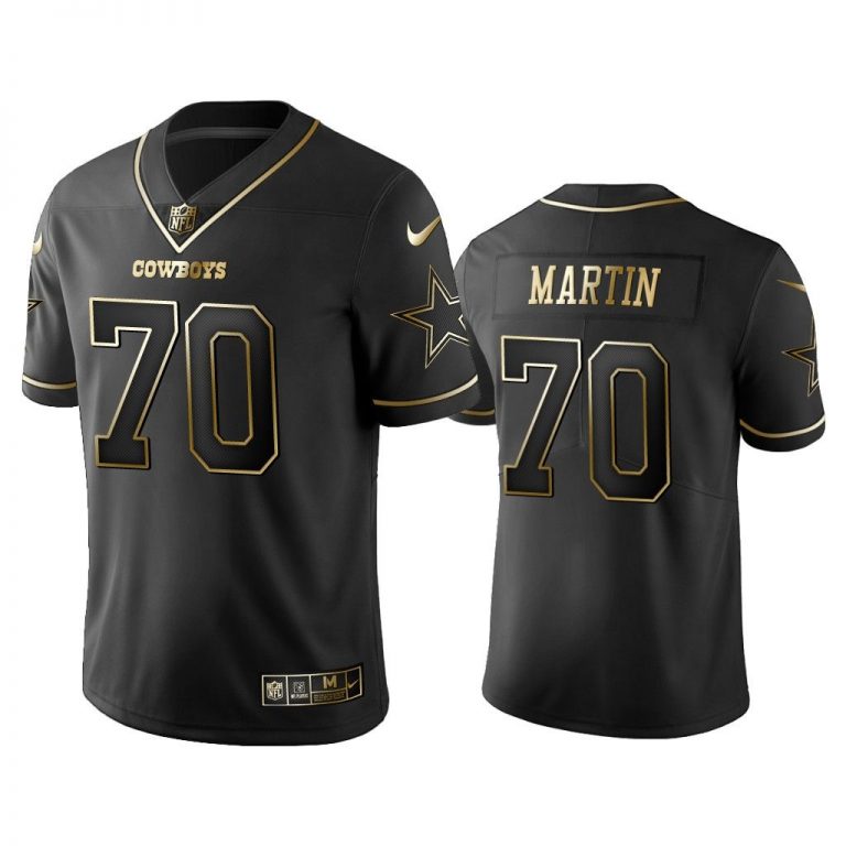 Men 2019 Golden Edition Vapor Untouchable Limited Dallas Cowboys #70 Zack Martin Black Jersey