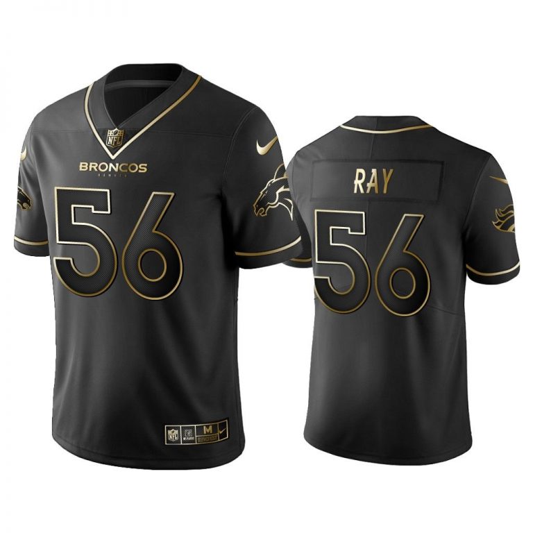 Men 2019 Golden Edition Vapor Untouchable Limited Denver Broncos #56 Shane Ray Black Jersey