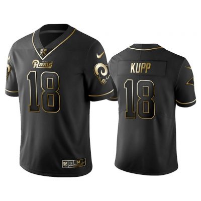 Men 2019 Golden Edition Vapor Untouchable Limited Los Angeles Rams #18 Cooper Kupp Black Jersey