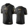 Men 2019 Golden Edition Vapor Untouchable Limited Oakland Raiders #4 Derek Carr Black Jersey