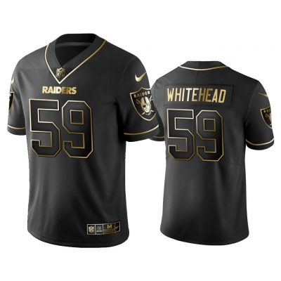 Men 2019 Golden Edition Vapor Untouchable Limited Oakland Raiders #59 Tahir Whitehead Black Jersey