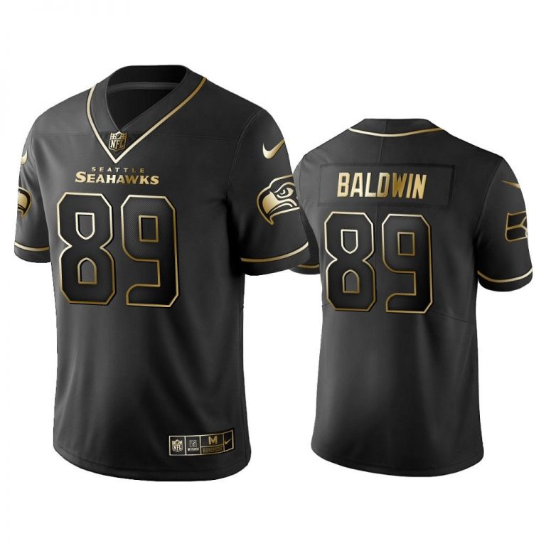 Men 2019 Golden Edition Vapor Untouchable Limited Seattle Seahawks #89 Doug Baldwin Black Jersey