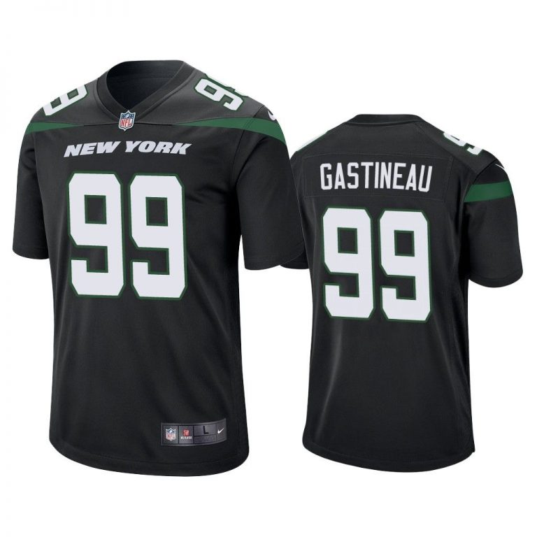 Men 2019 Mark Gastineau #99 New York Jets Black Game Jersey