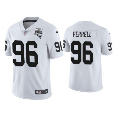 Men 2020 Clelin Ferrell Las Vegas Raiders White Inaugural Season Vapor Limited Jersey