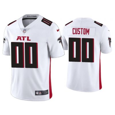 Men 2020 Custom Atlanta Falcons White Vapor Limited Jersey