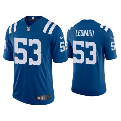 Men 2020 Darius Leonard Indianapolis Colts Royal Vapor Limited Jersey