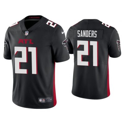 Men 2020 Deion Sanders Atlanta Falcons Black Vapor Limited Jersey