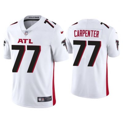 Men 2020 James Carpenter Atlanta Falcons White Vapor Limited Jersey
