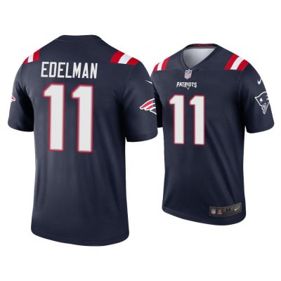 Men 2020 Julian Edelman New England Patriots Navy Legend Jersey