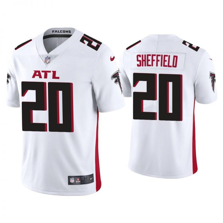 Men 2020 Kendall Sheffield Atlanta Falcons White Vapor Limited Jersey