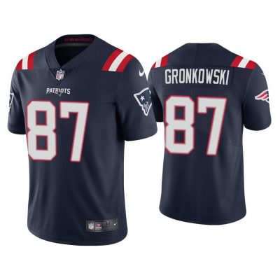 Men 2020 Rob Gronkowski New England Patriots Navy Vapor Limited Jersey