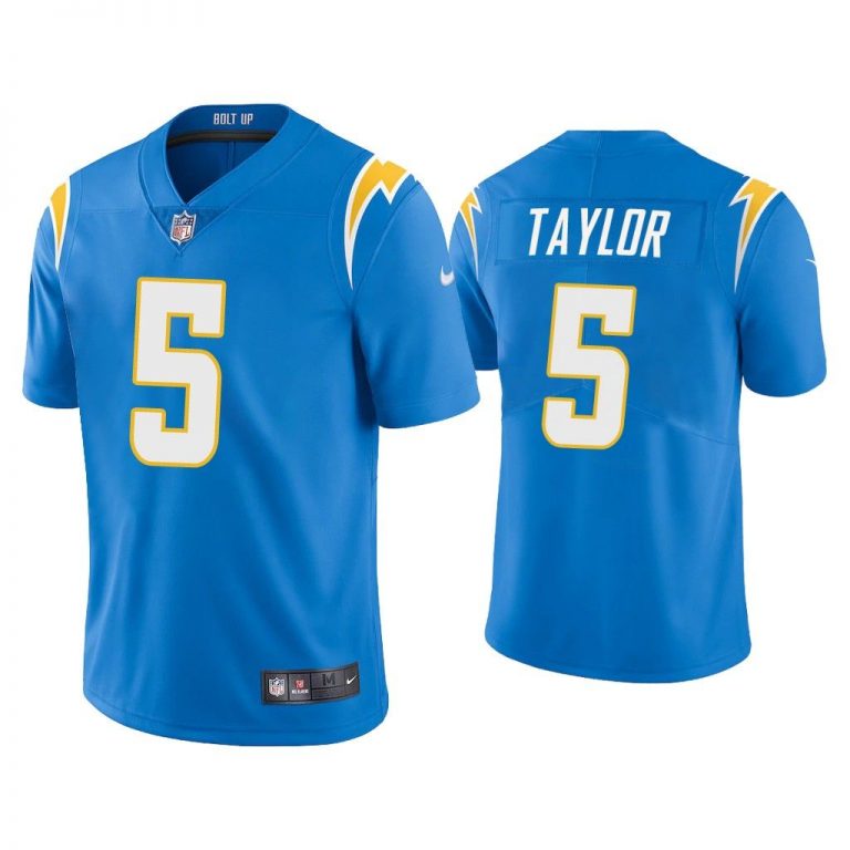 Men 2020 Tyrod Taylor Los Angeles Chargers Powder Blue Vapor Limited Jersey