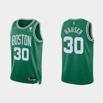 Men 2021/22 Celtics 75th Anniversary Diamond Sam Hauser Kelly Green Jersey Icon