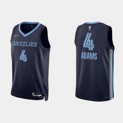 Men 2021/22 Grizzlies 75th Anniversary Diamond Steven Adams Navy Jersey Icon