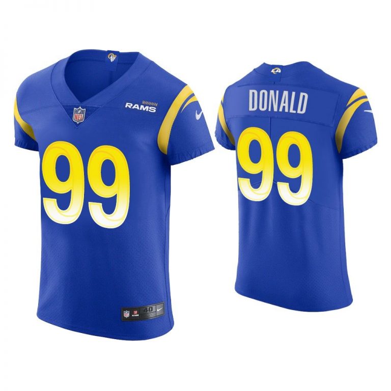 Men Aaron Donald Los Angeles Rams Royal Vapor Elite Jersey