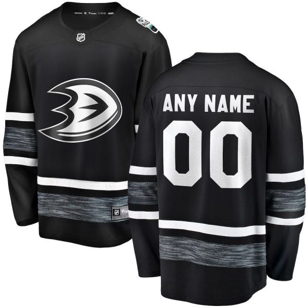 Men Anaheim Ducks Black 2019 NHL All-Star Game Replica Custom Jersey