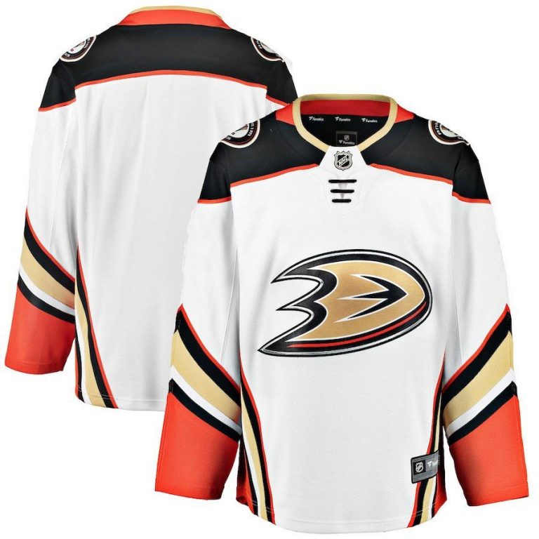 Men Anaheim Ducks Black Breakaway Home Jersey