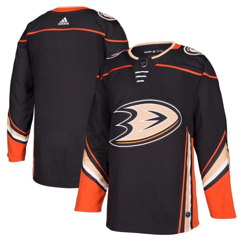 Men Anaheim Ducks Black Home Blank Jersey