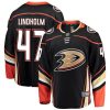 Men Anaheim Ducks Hampus Lindholm Black Breakaway Player Jersey