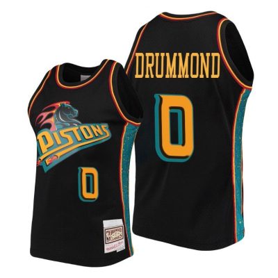 Men Andre Drummond Detroit Pistons #0 Rings Collection Jersey