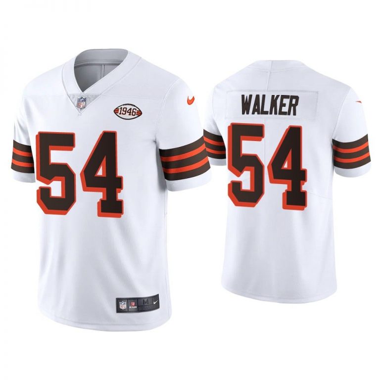 Men Anthony Walker Cleveland Browns White 1946 Collection Alternate Vapor Limited Jersey