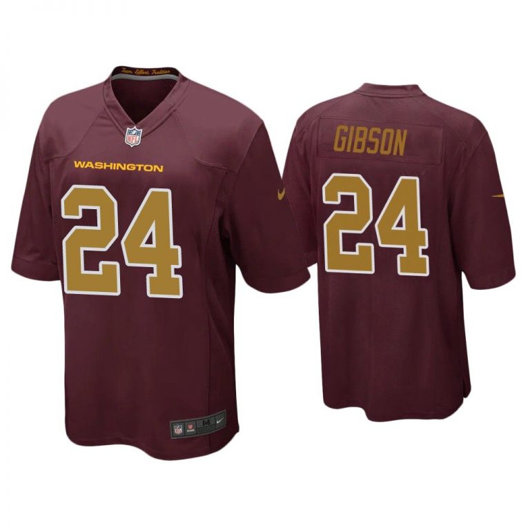 Men Antonio Gibson Washington Football Team Burgundy Alternate Game Jersey