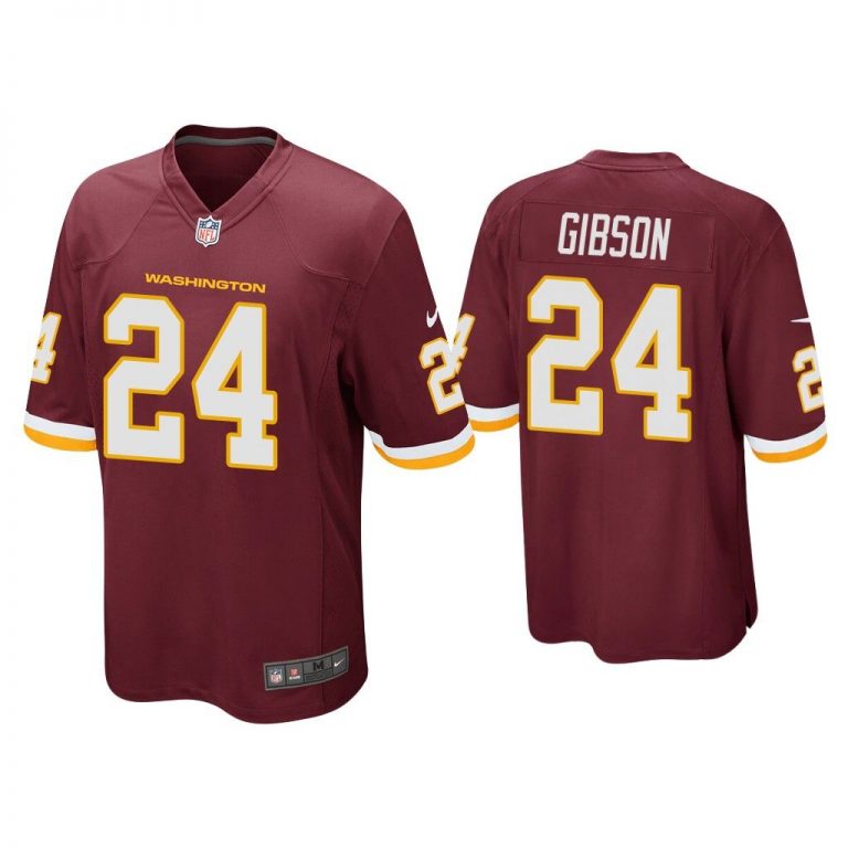 Men Antonio Gibson Washington Football Team Burgundy Game Jersey