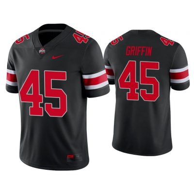 Men Archie Griffin #45 Ohio State Buckeyes Black College Football Alternate Game Jersey