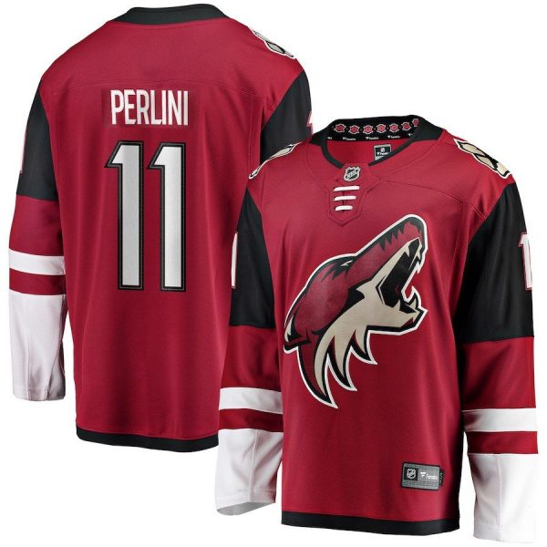 Men Arizona Coyotes Brendan Perlini Garnet Breakaway Player Jersey