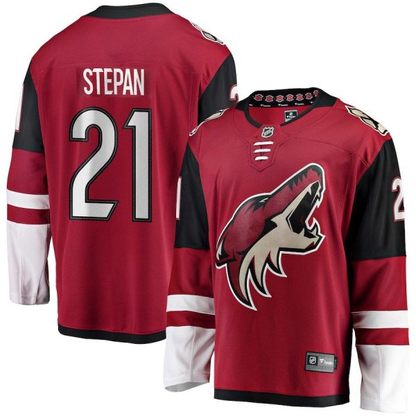 Men Arizona Coyotes Derek Stepan Garnet Breakaway Player Jersey